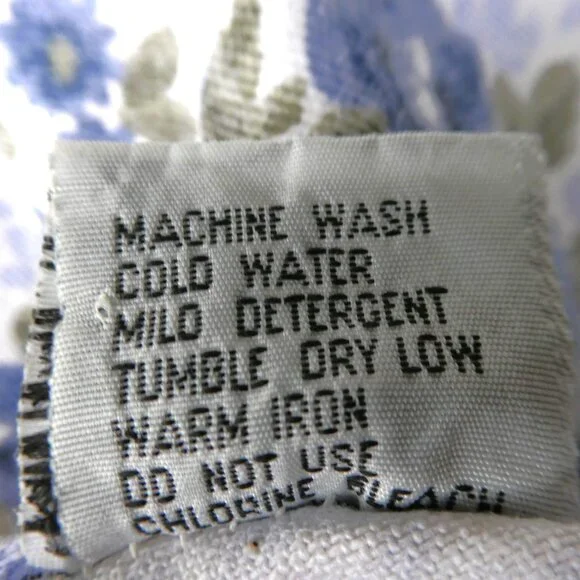 25x9 Vintage Erika Floral Denim Bermuda Shorts High Waist YKK Zip Fly Pockets - Picture 8 of 8